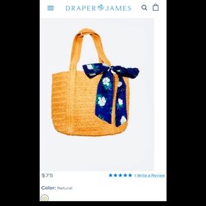 Draper James wicker bag